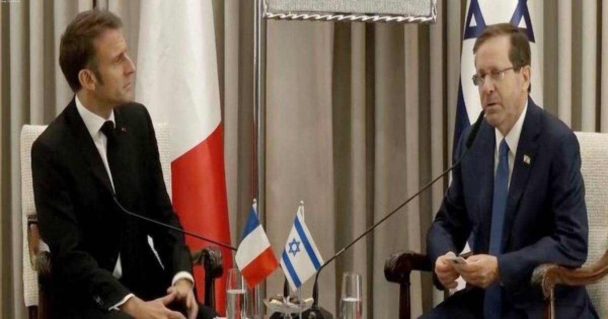 Macron likely to meet Palestinian President, as Israel visit gets underway
